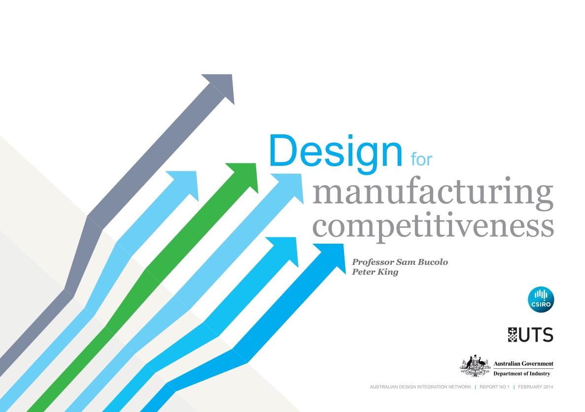 Design for Manufacturing Competitiveness Report Design for Manufacturing Competitiveness Report